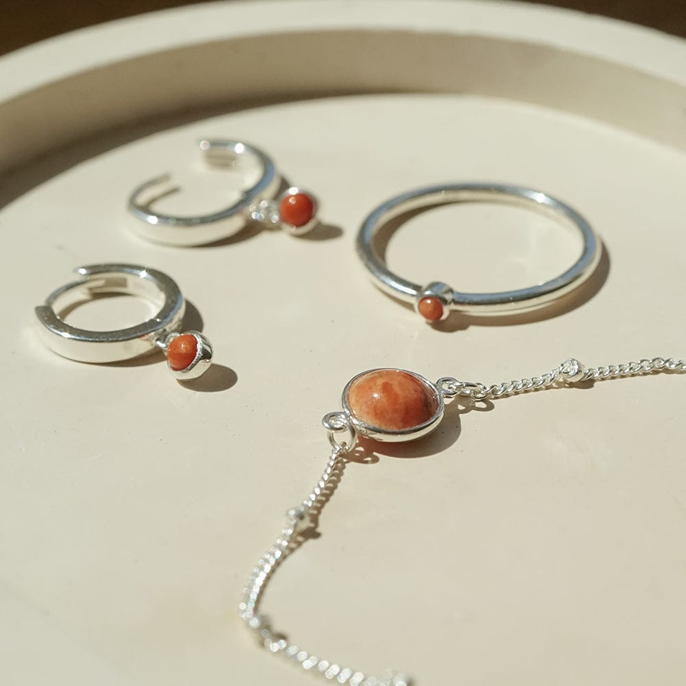 Healing Stone Ring Sterling Silver
