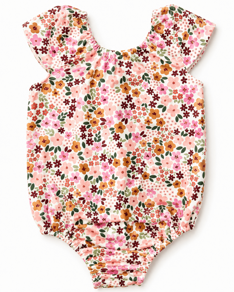 Maggie Cap Sleeve Leotard - Autumn Meadow