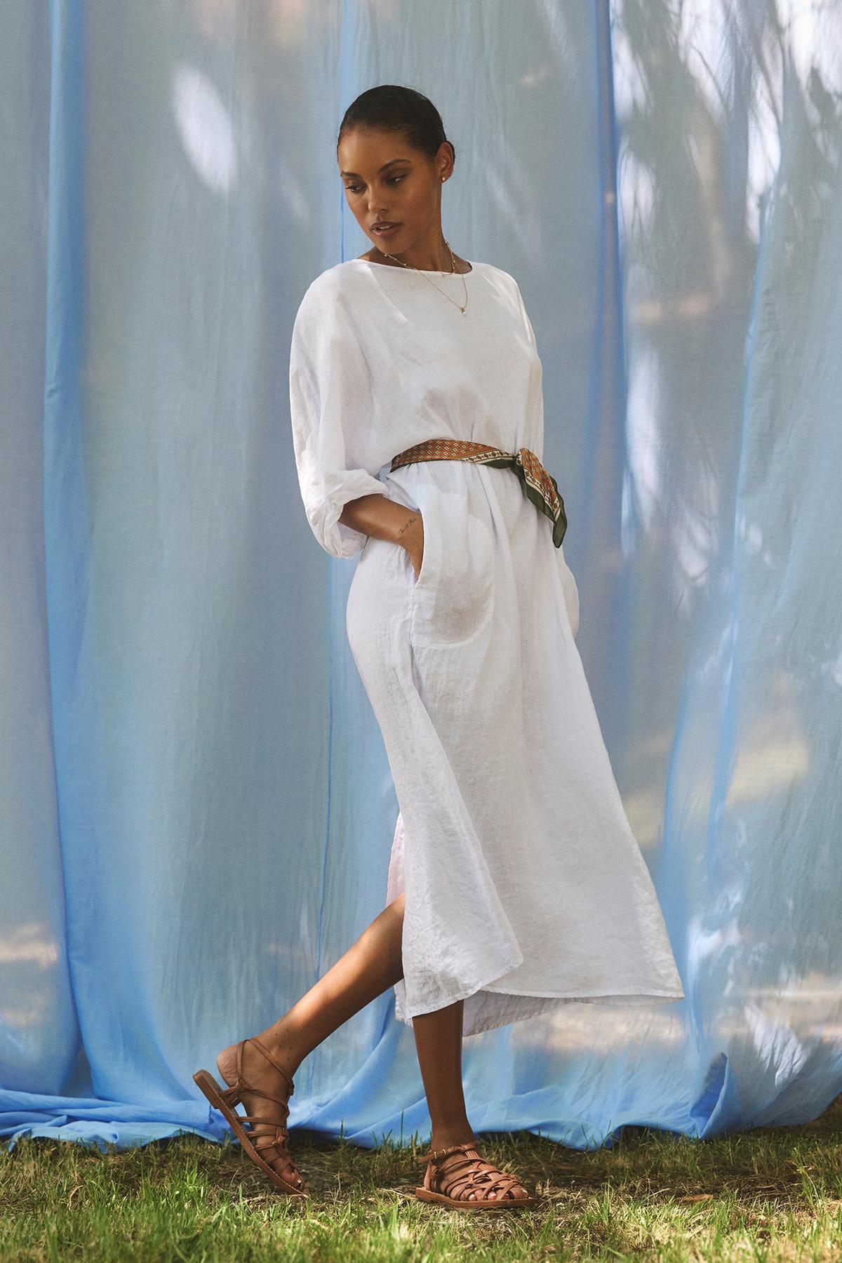 CARMEN LINEN DRESS