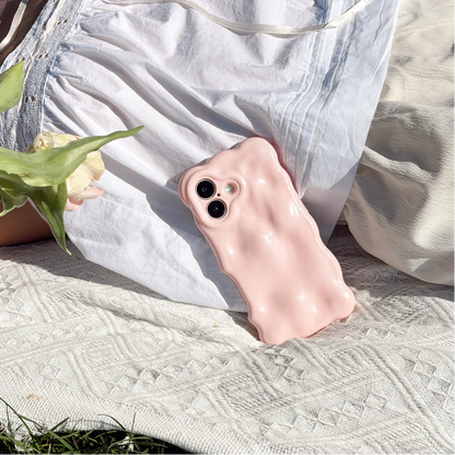 3D Bubble Phone Case - Powder Pink