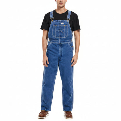 🔥 Limited-Time Deal – Men’s Denim Bib Overalls | Adjustable Straps & Utility Pockets