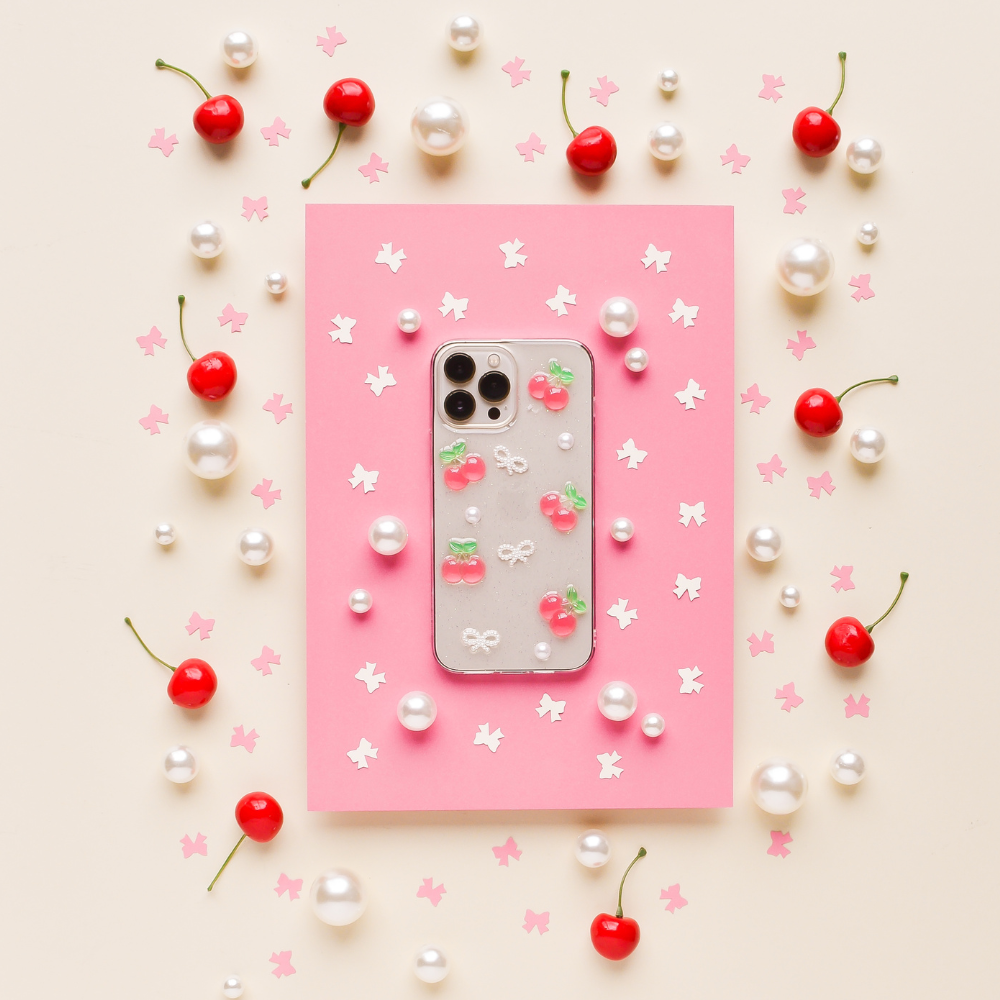 Cherries & Bows Phone Case