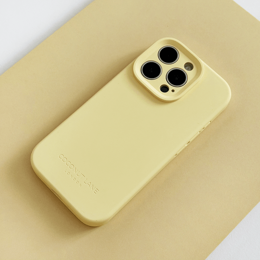 Butter Soft Silicone Phone Case - Yellow