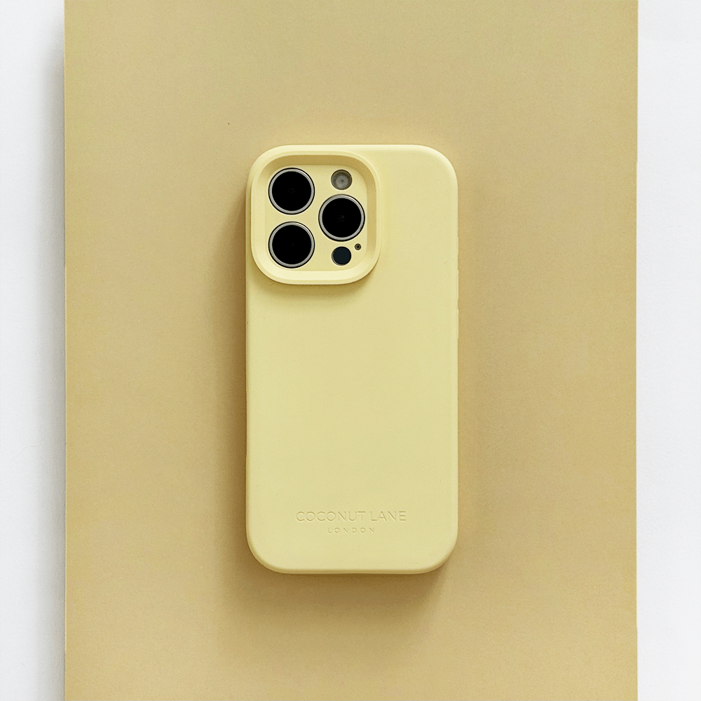 Butter Soft Silicone Phone Case - Yellow