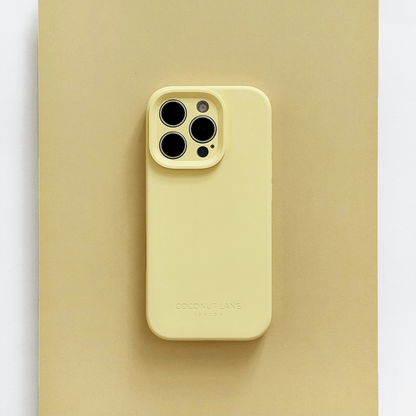 Butter Soft Silicone Phone Case - Yellow