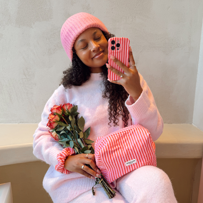 Wavy Phone Case - Cherry Stripes
