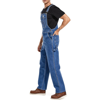 🔥 Limited-Time Deal – Men’s Denim Bib Overalls | Adjustable Straps & Utility Pockets