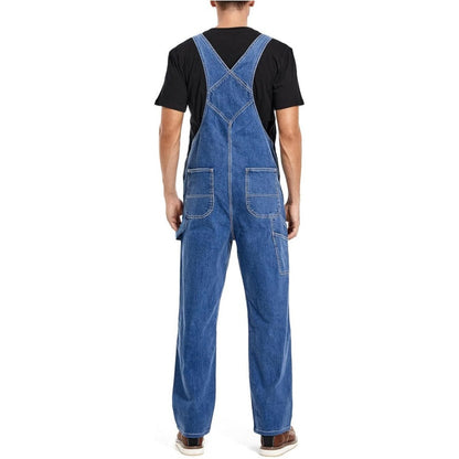 🔥 Limited-Time Deal – Men’s Denim Bib Overalls | Adjustable Straps & Utility Pockets