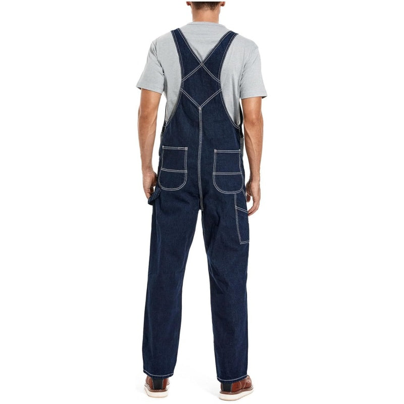 🔥 Limited-Time Deal – Men’s Denim Bib Overalls | Adjustable Straps & Utility Pockets