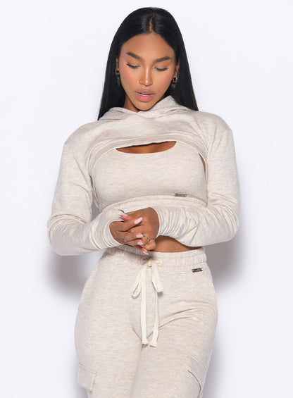 Sweat Bolero Hoodie