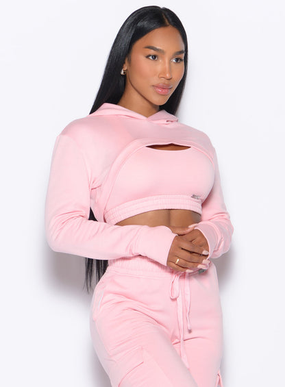 Sweat Bolero Hoodie