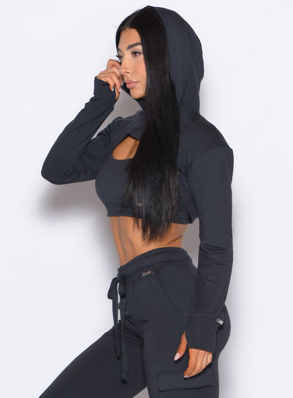 Sweat Bolero Hoodie