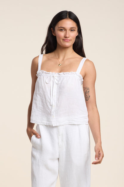 IZZIE LINEN TANK TOP
