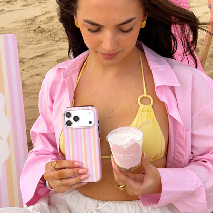 Tough Phone Case - Pastel Stripes