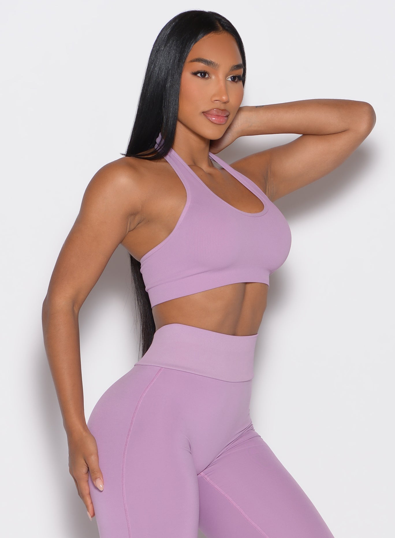 Rib Backless Bra