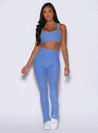 Snap Flare Leggings