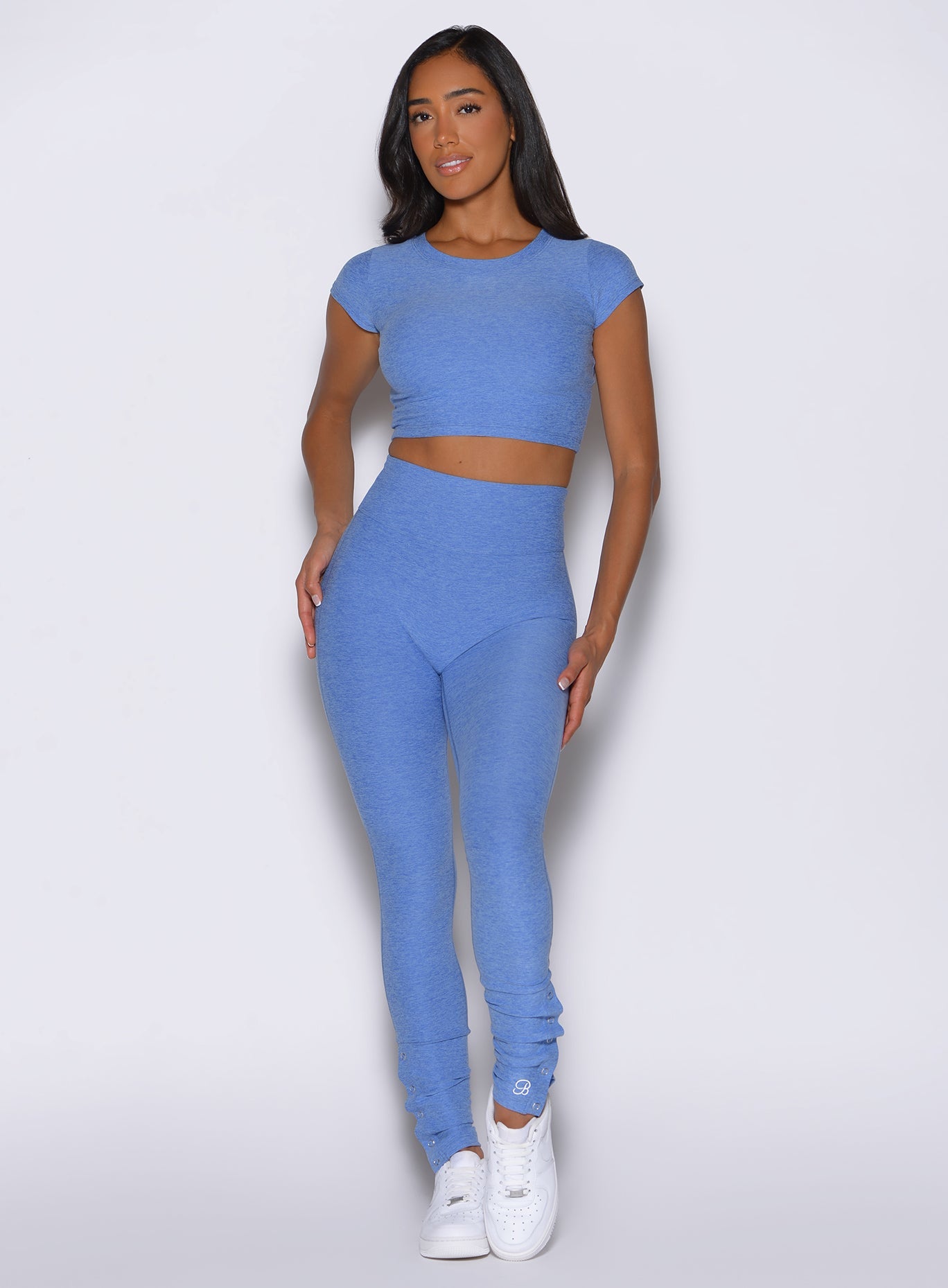 Snap Flare Leggings