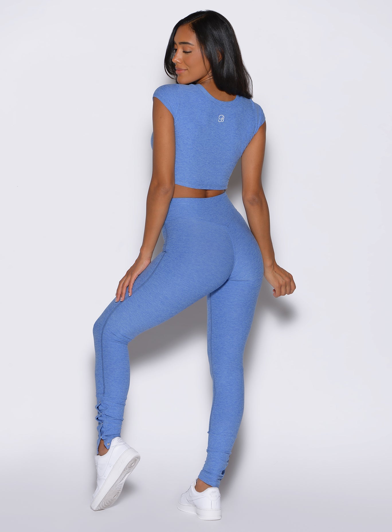 Snap Flare Leggings