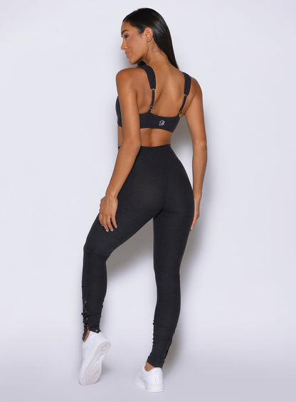 Snap Flare Leggings