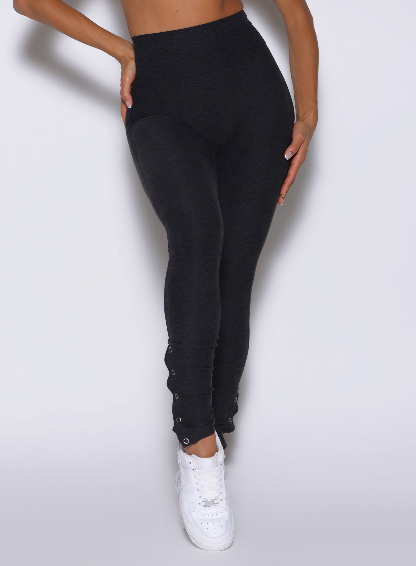 Snap Flare Leggings