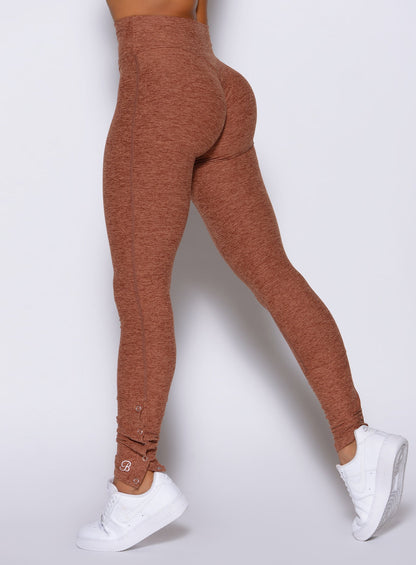 Snap Flare Leggings