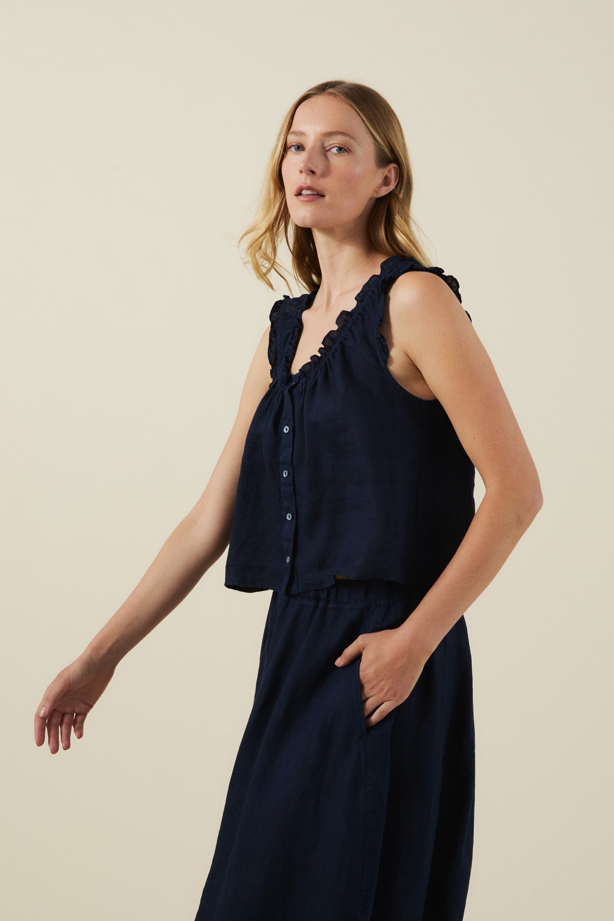 TANA LINEN TOP