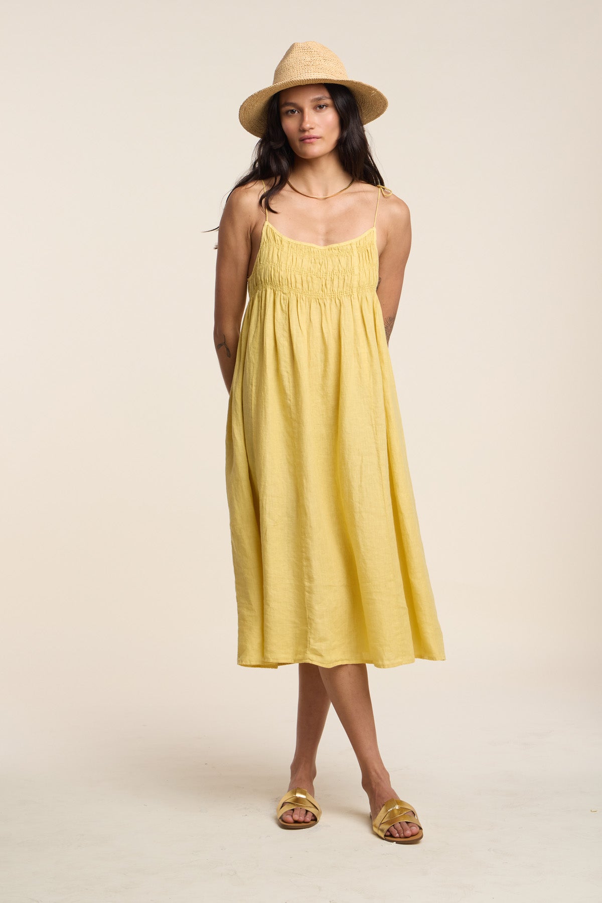 TERESA LINEN DRESS