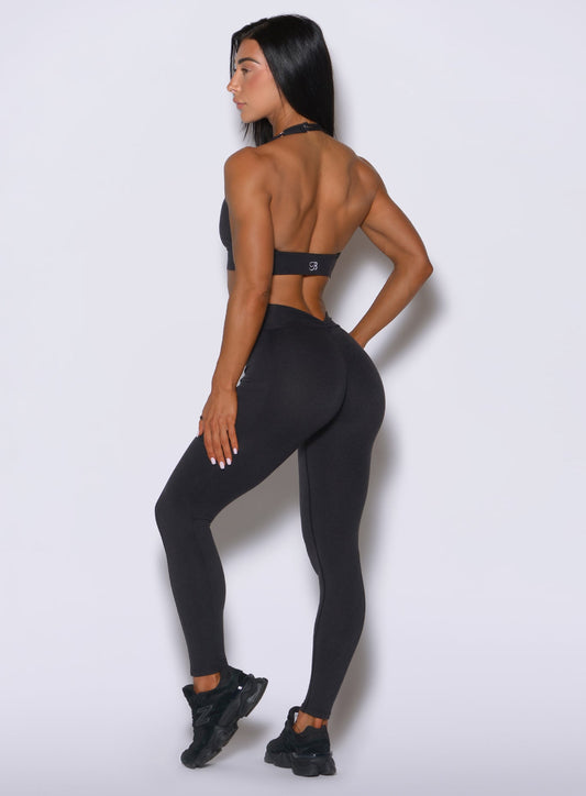 V Back Leggings
