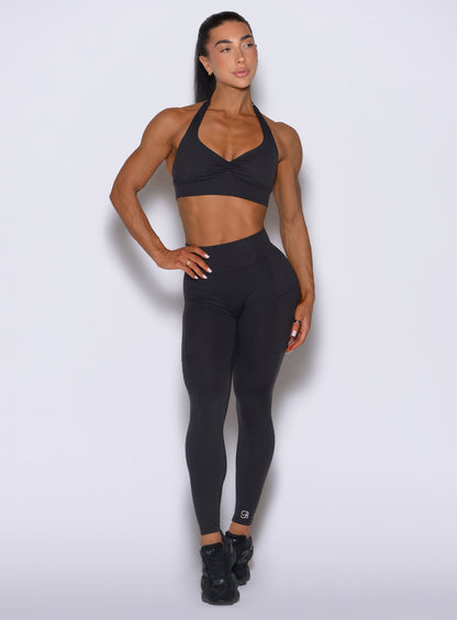 V Back Leggings