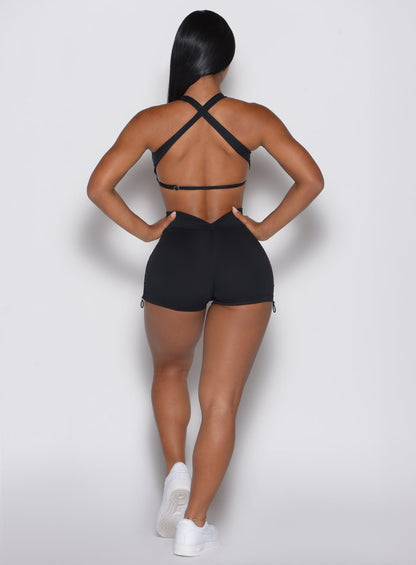 V Back Toggle Shorts