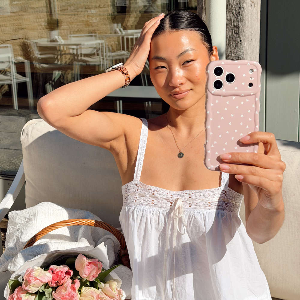 Wavy Phone Case - Chai Hearts