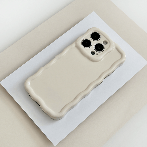 Wavy Phone Case - Cloud Dancer