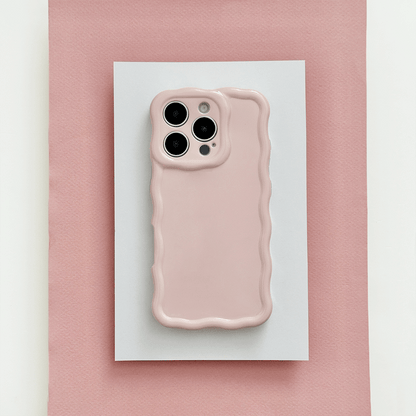 Wavy Phone Case - Soft Pink