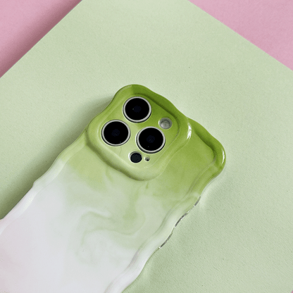 Wavy Phone Case - Strawberry Matcha
