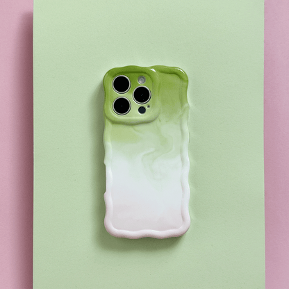 Wavy Phone Case - Strawberry Matcha