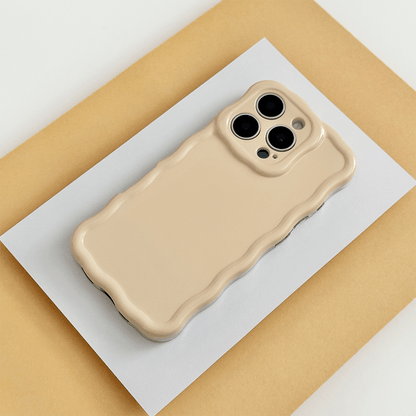 Wavy Phone Case - Peachy Yellow