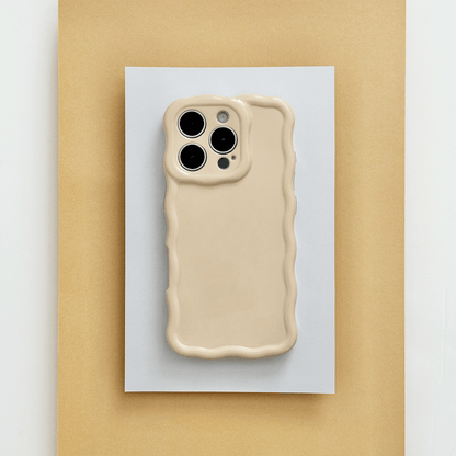 Wavy Phone Case - Peachy Yellow