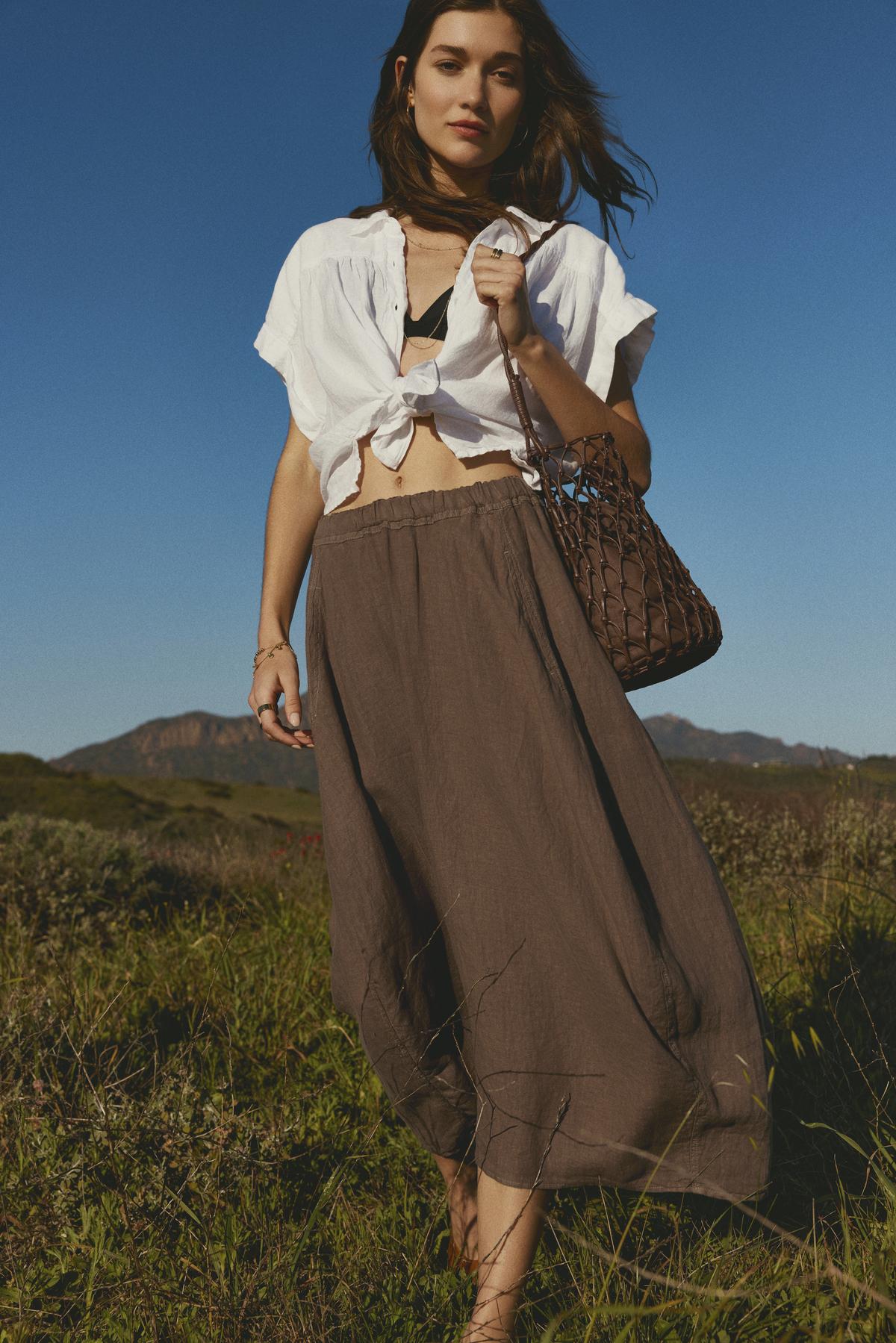 ARIA LINEN TOP