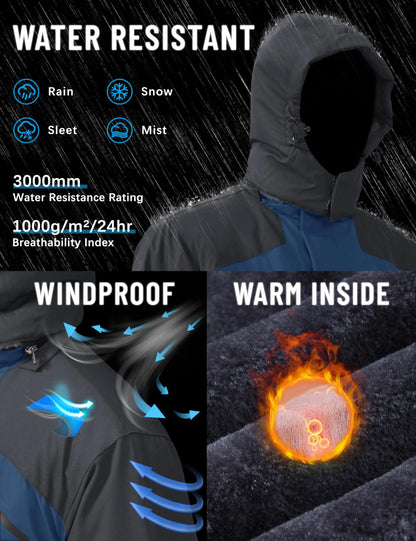 💝 Bestseller – Men’s Fleece-Lined Outdoor Jacket | Cozy Warmth for Cold Days