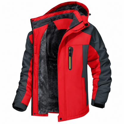 💝 Bestseller – Men’s Fleece-Lined Outdoor Jacket | Cozy Warmth for Cold Days