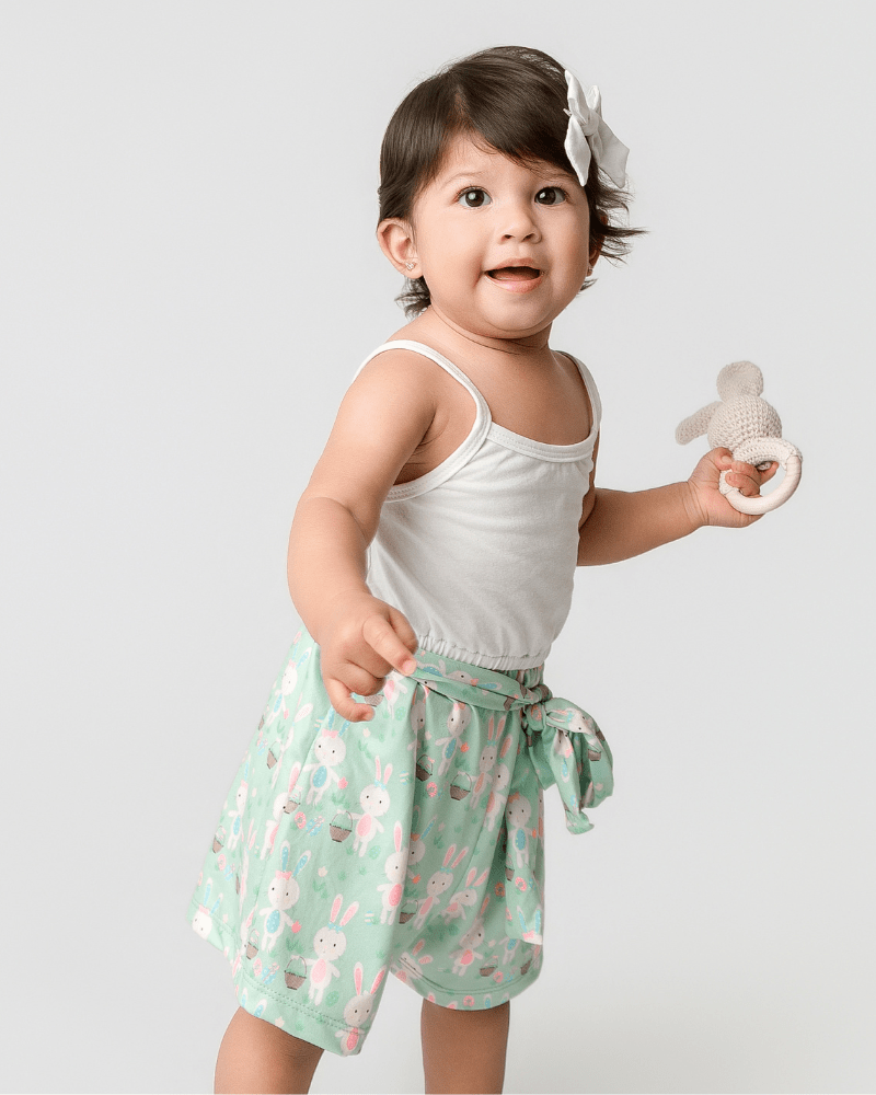 Betty Camisole Romper - Bunny Love