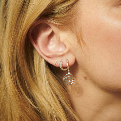 Brow Chakra Earrings Sterling Silver
