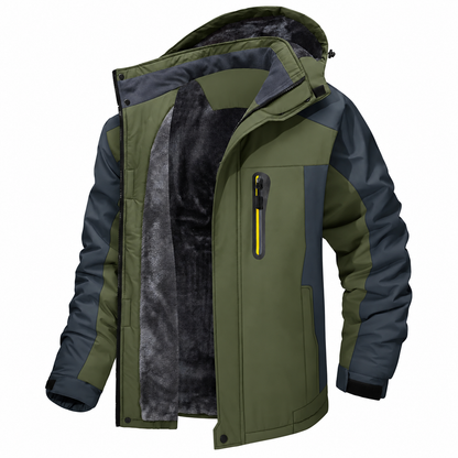 💝 Bestseller – Men’s Fleece-Lined Outdoor Jacket | Cozy Warmth for Cold Days