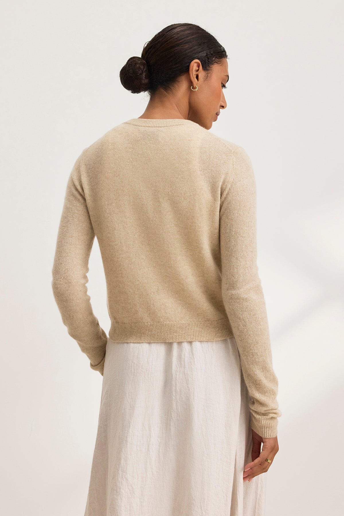 CHRICHET CASHMERE CARDIGAN