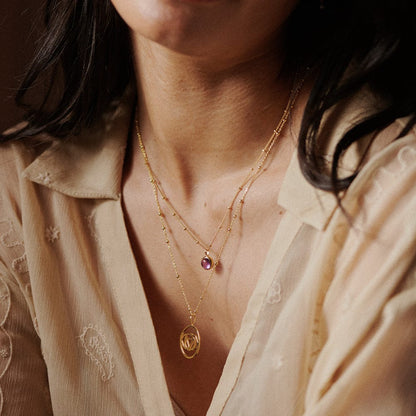 Chakra Necklace 18ct Gold Plate