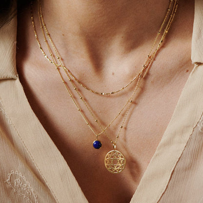 Chakra Necklace 18ct Gold Plate