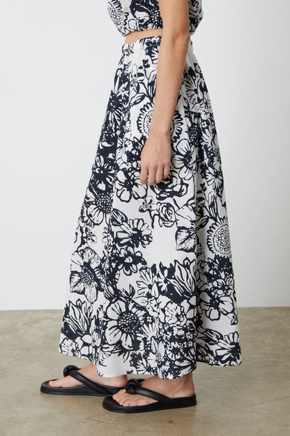 JULIANA PRINTED MAXI SKIRT