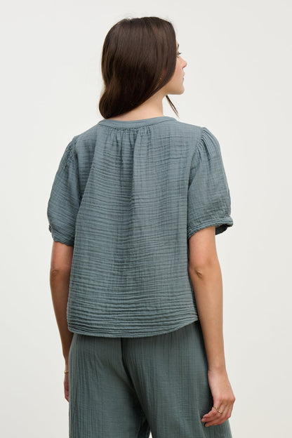DEANN COTTON GAUZE TOP