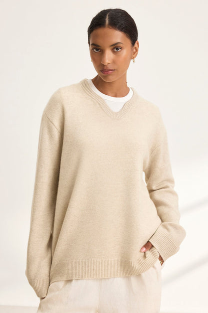 STEVIE WOOL CASHMERE SWEATER