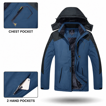 💝 Bestseller – Men’s Fleece-Lined Outdoor Jacket | Cozy Warmth for Cold Days